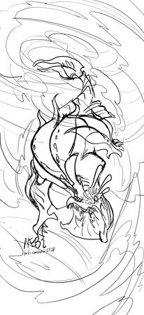 Wind Serpent Ibushi (plain sketch)